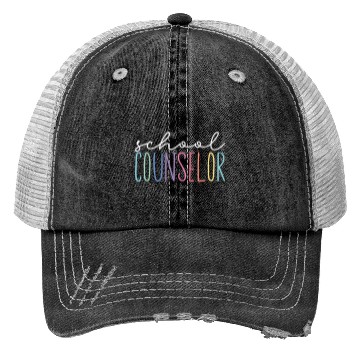 Discover School Counselor Guidance School Therapist Trucker Hats