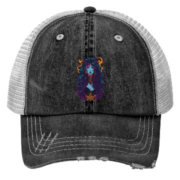 Discover Witch Girl Trucker Hats