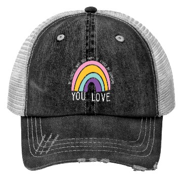 Discover Be Careful Who You Hate Rainbow Pride LGBT Gender Trucker Hats