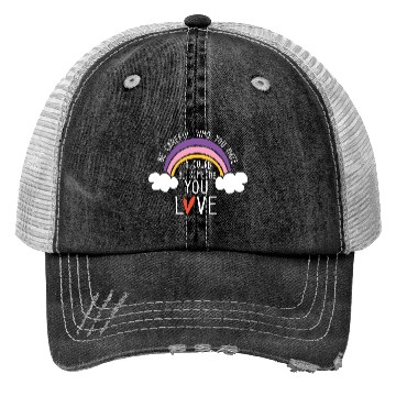 Discover LGBTQ Be Careful Who You Hate Rainbow Pride Gay Trucker Hats