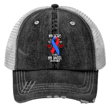 Discover Chd Awareness Remembrance Hero Is Now My Angel Trucker Hats
