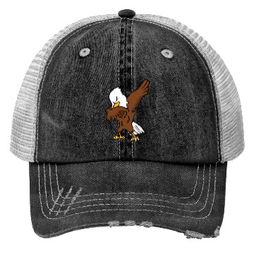 Discover Dabbing American Bald Eagle Trucker Hats