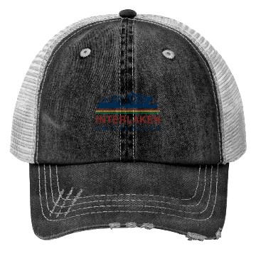 Discover Switzerland Interlaken Swiss Mountain Climbing Trucker Hats