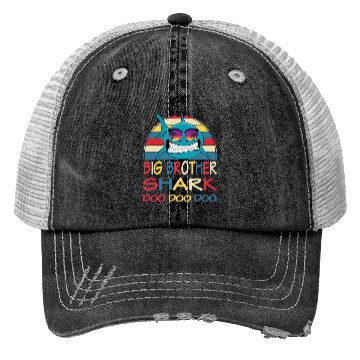 Discover Big Brother Shark Trucker Hats Doo Doo Doo Family