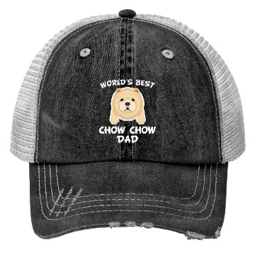 Discover World s Best Chow Chow Dad Trucker Hats