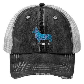 Discover Corgi Dog Bohemian Snowflake Pattern Trucker Hats