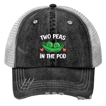 Discover Two Peas In The Pod Powered By Plants Vegetarian Trucker Hats