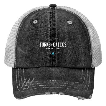 Discover Tur And Caicos Beach Waves Trucker Hats