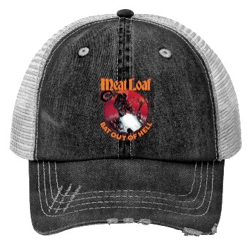 Discover Meat Loaf Bat Out Of Hell Trucker Hats
