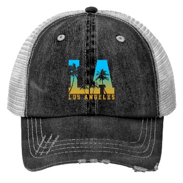 Discover Los Angeles La California Trucker Hats