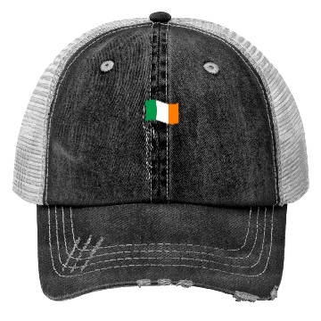 Discover Ireland Signature Flag Pole Elegant Patriotic Trucker Hats
