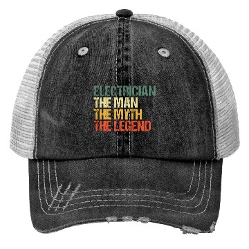 Discover Electrician Journeyman Electrical Engineer Trucker Hats