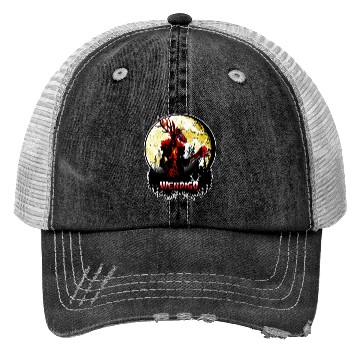Discover Wendigo New Monster inwalker Cryptid Evil Trucker Hats