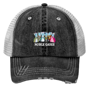Discover Noble Gases Science Pun Joke Funny Periodic Table Trucker Hats