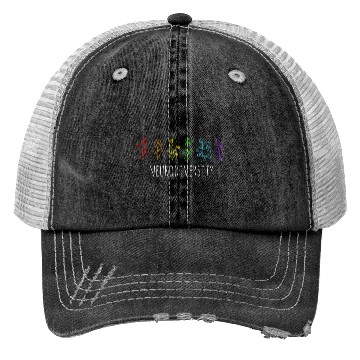 Discover Autism Awareness Autistic Pride Rainbow Trucker Hats