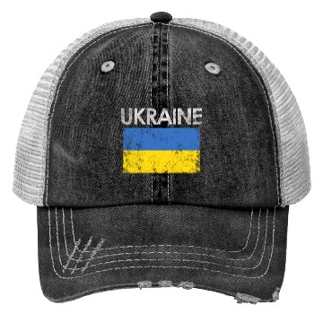 Discover Ukraine Ukrainian Flag Pride Trucker Hats