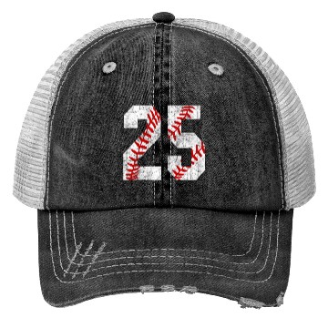 Discover Baseball Mom 25 Jersey Baseball Favorite Player Trucker Hats