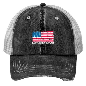 Discover Patriotic Longshoreman Us Flag Trucker Hats