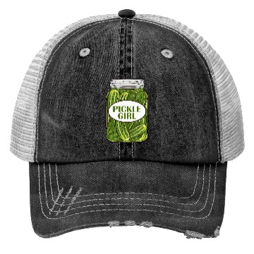 Discover Pickle Girl Who Loves Pickles Trucker Hats