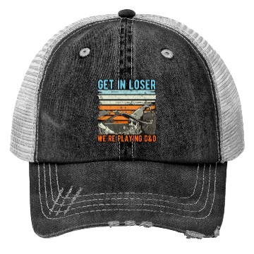 Discover Vintage Retro Old Man Get In Loser We're Playing Trucker Hats