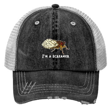 Discover Cicada Song Funny Cicada Invasion I m A Screamer Trucker Hats