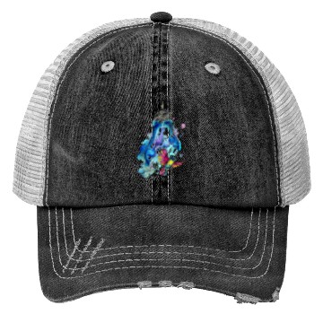 Discover Bird In Lightbulb Trucker Hats