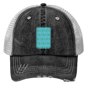 Discover leek and onion pattern Trucker Hats