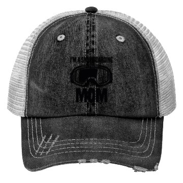 Discover I m A Snowboarding Mom Trucker Hats