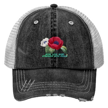Discover Embracing Romance with the Rose Trucker Hats
