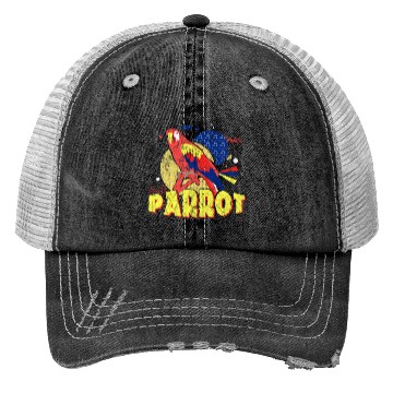 Discover Bird Parrot Trucker Hats