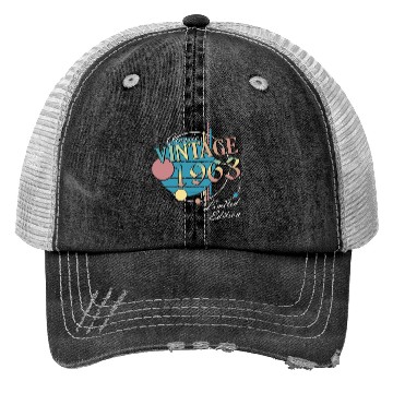 Discover 60th birthday 1963 60 er birthday Trucker Hats