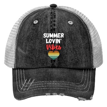 Discover Summer Lovin' Vibes Design Trucker Hats