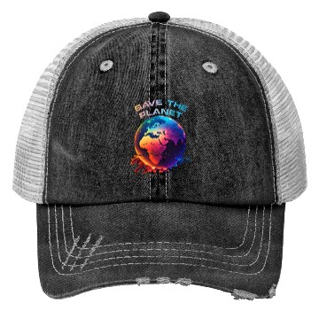Discover Save the Planet Nature Environment Earth Trucker Hats