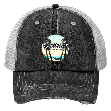 Discover Retired Not My Problem Anymore Retirement Trucker Hats