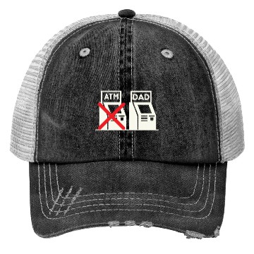 Discover Dad Is My Atm Trucker Hats
