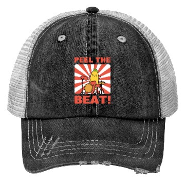 Discover Banana Puns Drummer Trucker Hats