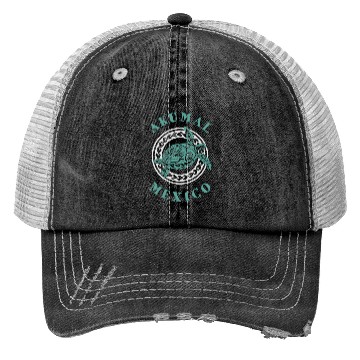 Discover Akumal Meco T Tattoo Sea Turtle Trucker Hats
