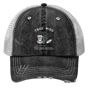 Discover Disc Golf Stupid Tree Tree-Nied Iii Trucker Hats