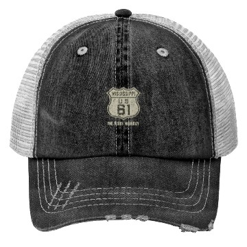 Discover Mississippi Us 61 The Blues Highway Trucker Hats