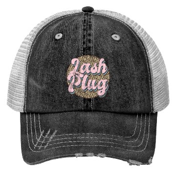 Discover Lash Plug Lash Tech Lash Leopard Lash Trucker Hats