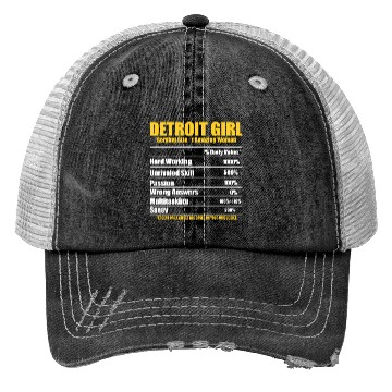 Discover Hilarious Detroit Definition Motor City American Trucker Hats