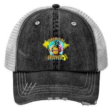 Discover Tropical Grooves, Summer Party Trucker Hats