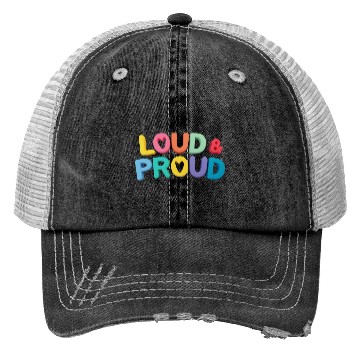 Discover Pride loud & proud Trucker Hats
