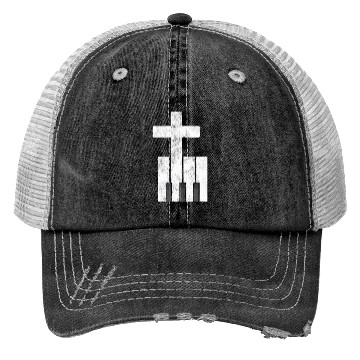 Discover Piano Cross Christian Pianis Trucker Hats