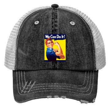 Discover Rosie The Riveter We Can Do It Trucker Hats