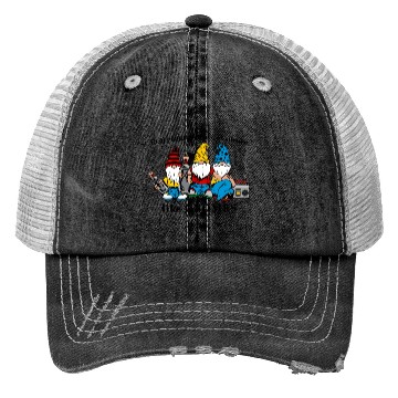 Discover Gangstas Move Silence Gnomes Trucker Hats