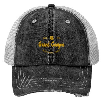 Discover Grand Canyon National Park Script Style Trucker Hats