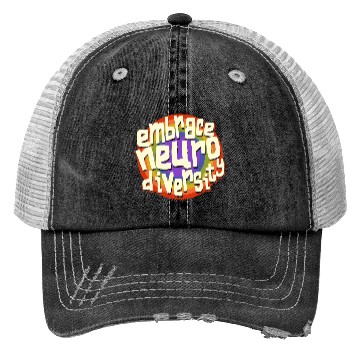 Discover Embrace Neurodiversity Neurodiversity Awareness Trucker Hats