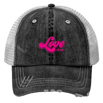 Discover I Love Mommy Vintage Typography Mothers Day Mom Trucker Hats
