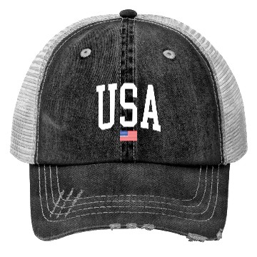 Discover Usa American Flag Wo Patriotic July 4Th Trucker Hats